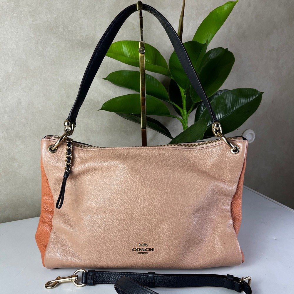 ♡ Coach Modern Chic Mia Colorblock Shoulder Bag ♡